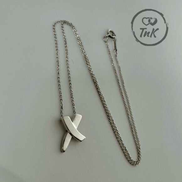 Paloma Picasso Graffiti X Pendant Necklace - Silver - 16” - Tiffany & Co - Picture 11 of 11